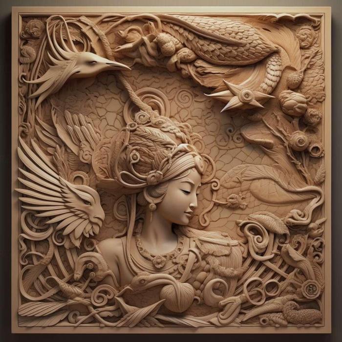 نموذج ثلاثي الأبعاد لآلة CNC 3D Art 